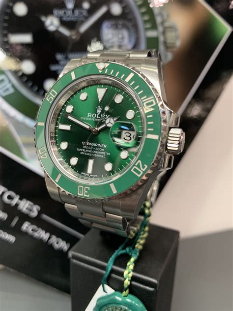 rolex hulk submariner watches